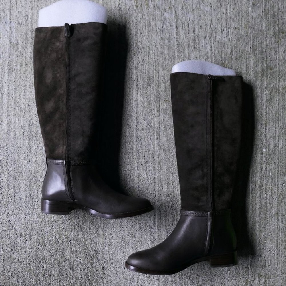 tory burch miller 25mm suede boots - Picture 3 of 9